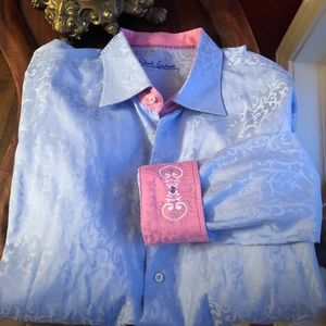 Men’s Robert Graham size XXL button up dress shirt